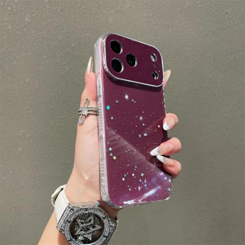 RNOZX For iPhone 16 Plus�p ���O�W���A���[ �O���b�^�[ �X�^�[ �X�p���R�[�� ���� �X�}�z�P�[�X ��^�����Y �J�����ی� �P�F�J�o�[ (For iPhone 16 Plus�p/�v������