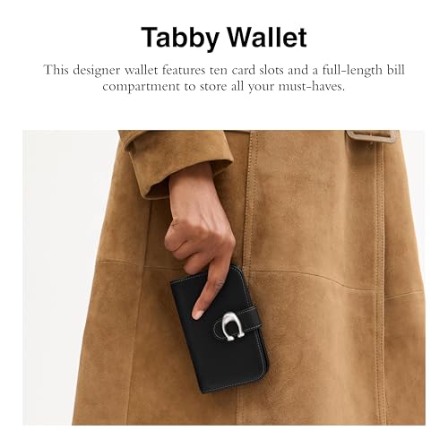 Coach Soft Grain Leather Tabby Wallet2