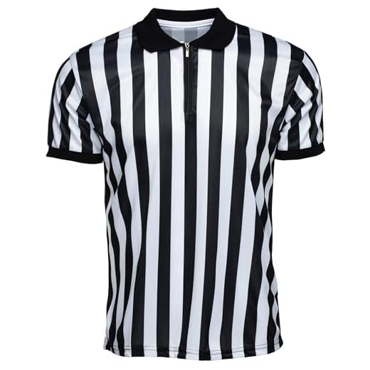 Murray Sporting Goods Men's Official Pro-Style Collared Referee Shirt, Officiating Jersey for Basketball, Football, Volleyball (XX-Large)