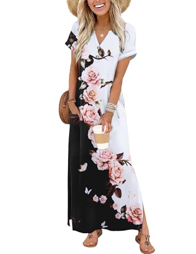 Zeagoo Plus Size Vacation Dresses for Women 2026 Maxi Dresses