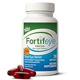 Fortifeye Focus Eye Care Supplement, Complex Mix of Macular Carotenoids Including Astaxanthin, Lutein, and Zeaxanthin - 30 Softgel Capsules