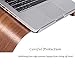 SAMDI Wood Laptop Stand, Computer Tray Gradient Oblique Holder Desktop Bracket Dock for Apple Air Pro, Notebook, Retina 11 12 13 15 and Other PC Notebook (Walnut)