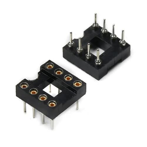 Pmmcon 20Pcs 8Pin Dip Sip Round Ic Sockets Adaptor #TOP1