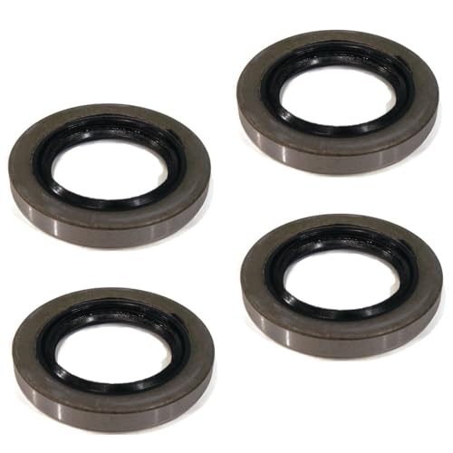 Image of Replacement For Compatible With 4-Pack Trailer Hub Grease Seals Double Lip 1.249" x 1.983" TruRyde 34823