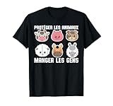Proteger Les Animaux Manger Les Gens Humour Vegan Cadeau T-Shirt