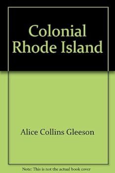 Hardcover Colonial Rhode Island, Book