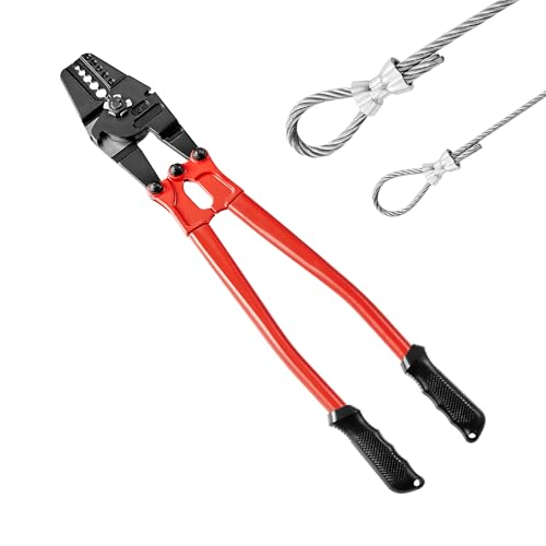 VEVOR Hand Swager Crimper for Copper Aluminum Oval...