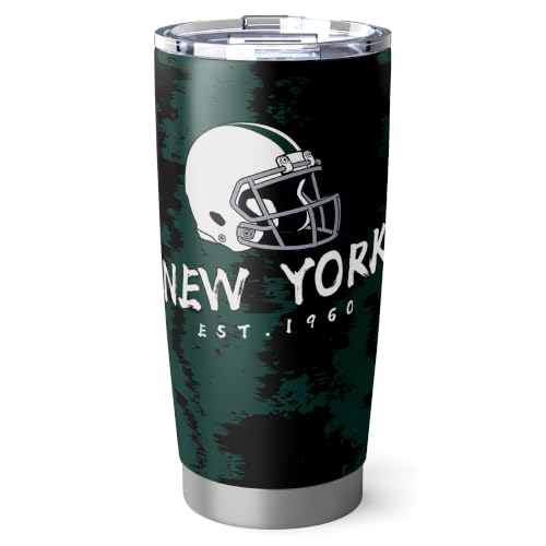 Image of ANTKING New York J Tumbler 20oz Travel Mug Custom Number Name Gifts