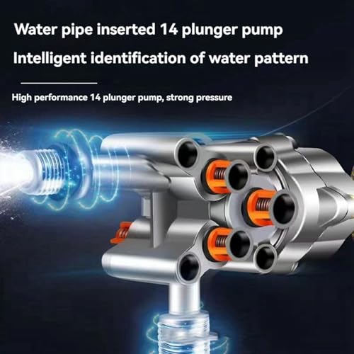 Lave-auto électrique 21V et double pompe à piston pour éliminer la boue incrustée - 6