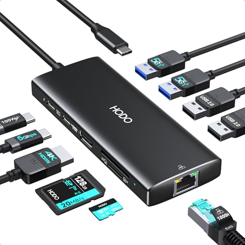 USB C Hub Laptop Docking Station,USB C Docking Station for Dell/HP Laptop