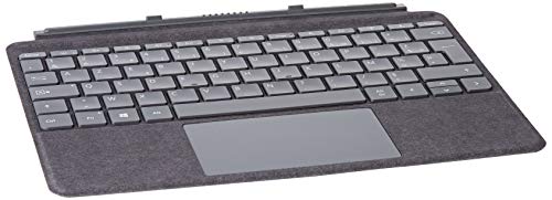 Microsoft Clavier Type Cover Surface Signature - Clavier AZERTY français - Gris Anthracite (Alcantara) - Compatible avec Surface Go 2 et 3