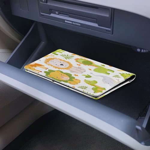 Organizador para auto de cuero miniatura 6