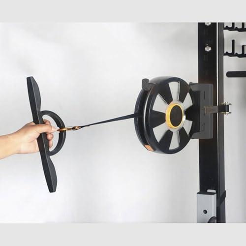 Equipo de fitness para el hogar, equipo de entrenamiento con volante excéntrico montado en la pared, gimnasio multiejercicio, entrenador de volante con inercia específica