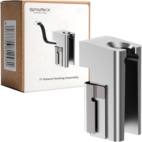 Creality Official SPARKX i7 Hotend Heating Assembly, Original 50W High-Power Heater for 300°C High-Temperature Printing,