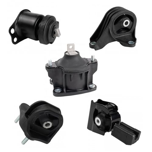 TRQ Engine Transmission Motor Mount Kit Set of 5pc for 2013 - 2017 Honda Accord 2.4L AT Automatic Transmission