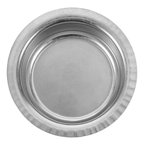 TOGEVAL Mini Porta Incienso Dorado de Acero Inoxidable sin Perforaciones 50x40x17 Mm, Soporte para Tabletas y Discos de Carbón, Accesorio para Quemador de Incienso en Hogar y Templos