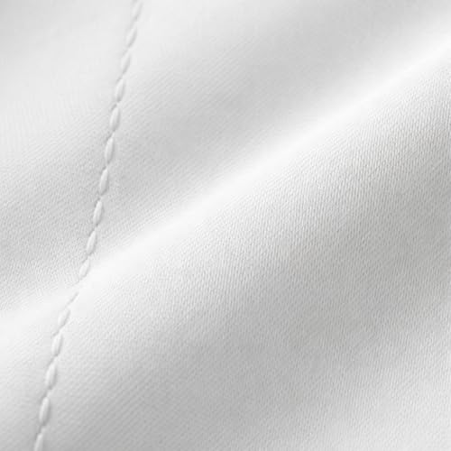 Image of Blackout Curtains for Bedroom Pack of 2 - White 9 Feet Long, 4.5 Ft Wide, Thermal Insulated Room Darkening Curtains, Light Blocking, Noise Reducing & Energy Saving Drapes (9 x 4.5 Ft)