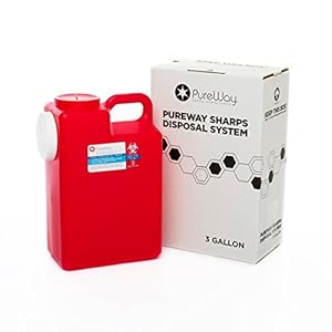 Mailback 3 Gallon PureWay Sharps Disposal System – PrePaid Return Label Included