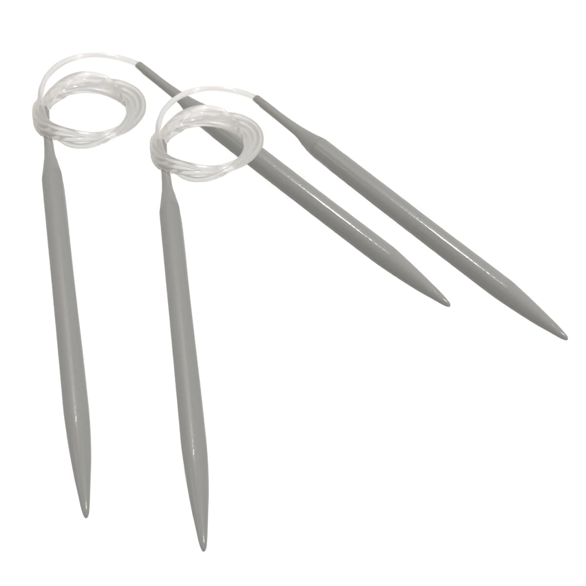 2 Sets of Metal Circular Knitting Needles