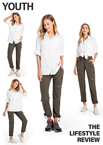 Women's UPF 50 Long Sleeve Sun Protection Shirts Quick Dry Outdoor Fishing Hiking Travel Shirt4