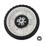 Composants de rechange pour roues de tondeuse à gazon Toro de 20 cm avec roulements, poulies et pignon d'entraînement en plastique dur à 38 dents (1 pièce)