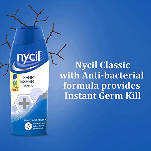 Image of Nycil Cool Herbal Powder Germ Expert,Offer 150gm+Nycil Powder 50gm (Germ Expert Classic)
