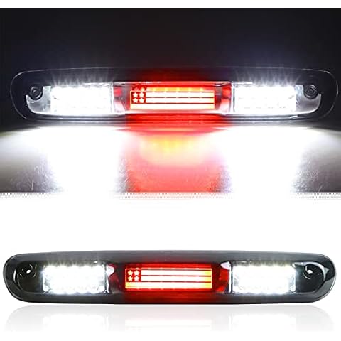 Tresound LED Third 3rd Brake Light for 2007-2013 Chevy Silverado GMC Sierra 1500 2500 3500 HD Classic, Rear Cargo Lamp High Mount Stop light Cover