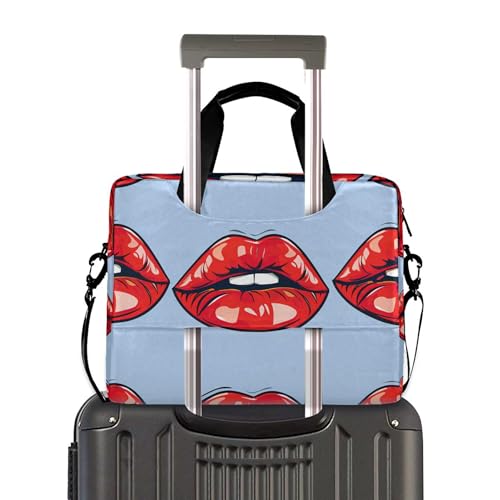 Maletín para laptop ALAZA Red Lips 13-15.6 pulg miniatura 3