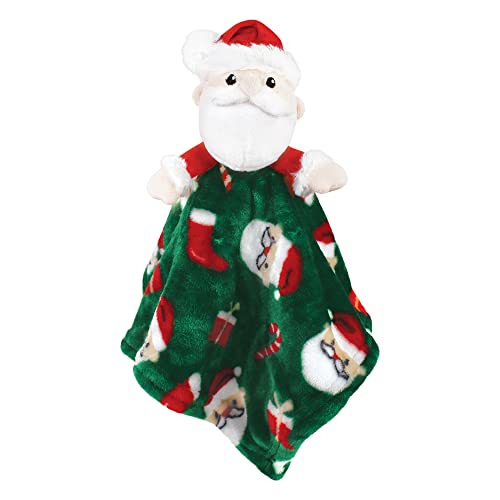 Image of Hudson Baby Unisex Baby Animal Face Security Blanket, White Snowman, One Size (Pack of 2)
