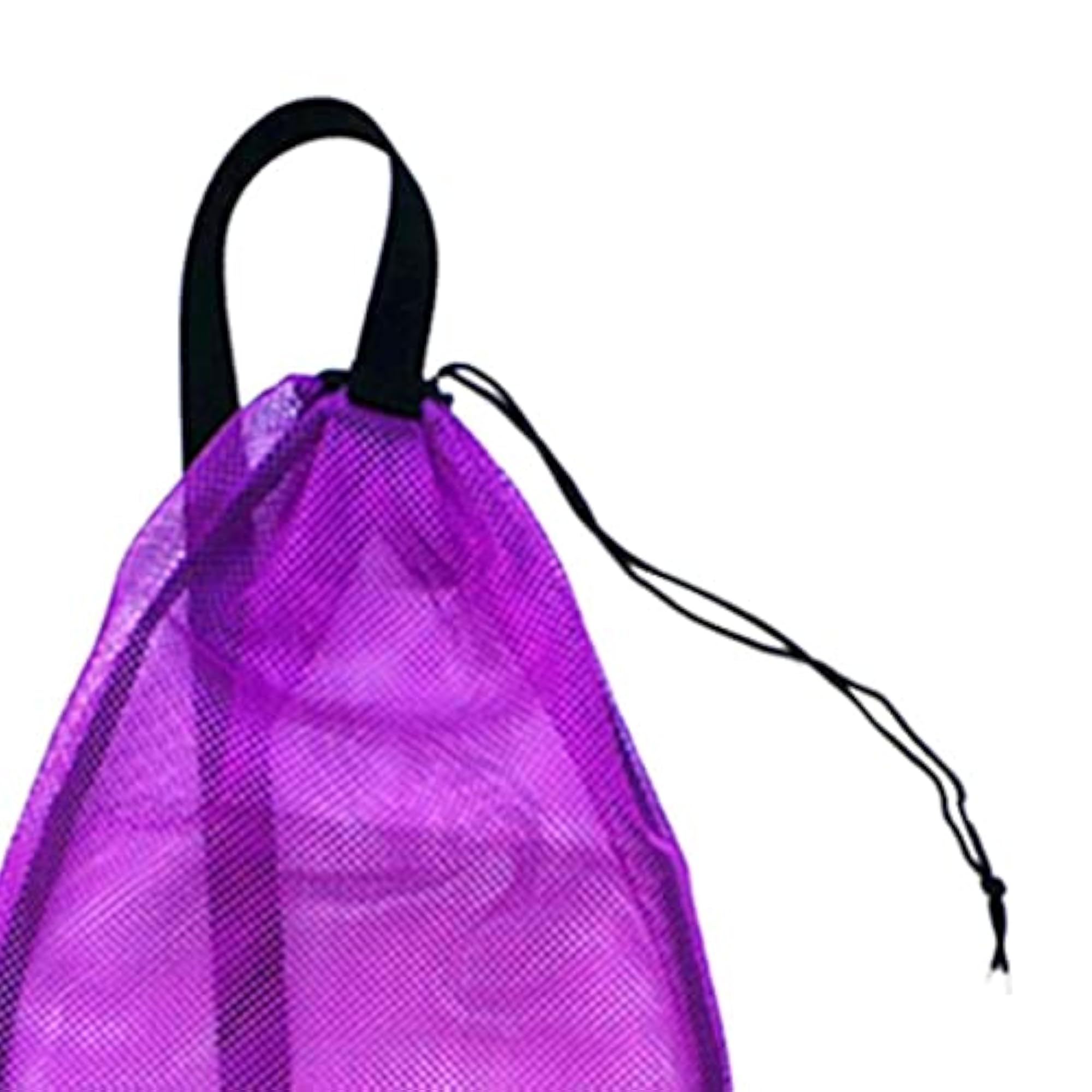 2Pcs Drawstring Mesh Bag Pouch Shoulder Strap for Scuba Diving