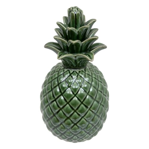 Atmosphera - Ananas Exotic Panama h.20cm céramique Vert Prairie