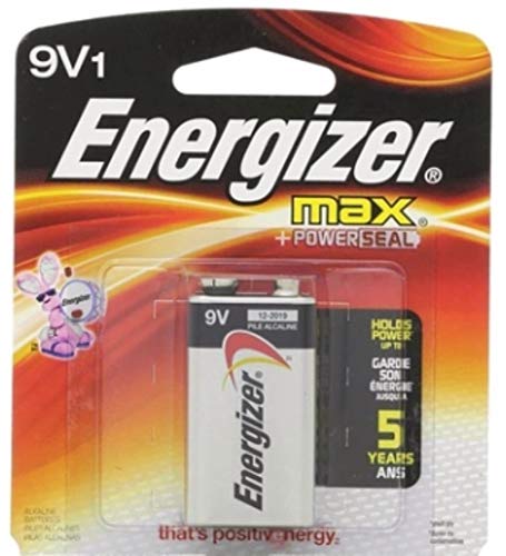 Energizer Max pilas alcalinas 9 V 1 cada, Pack De 6, 6