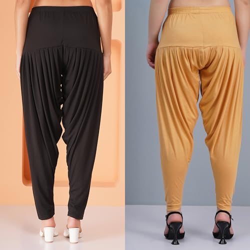 Image of Buy That Trendz Patiala Pant for Women Viscose Relaxed Fit Dhoti Patiyala Salwar Harem Style Bottom Pants