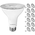 LUXRITE 12 Pack LED PAR30 Flood Light Bulb, 75W Equivalent, 3500K Natural White, 850 Lumens, 11W Dimmable, Indoor Outdoor Spotlight Bulb, Wet Rated, E26 Standard Base, UL Listed