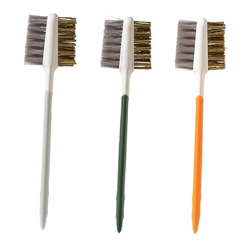 OATIPHO 3 Piezas Cepillos de Limpieza para Cocina Herramientas Ergonómicas Multiusos para Estufas y Campanas Resistentes y Reutilizables para Eliminar Grasa y Suciedad