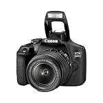 Canon EOS 2000D APS-C DSLR-Kamera mit EF-S 18-55mm Objektiv | 24,1 Megapixel, fest integrierter 3-Zoll-LCD-Monitor, Reihenaufnahmen mit 3 Bildern/Sek, Full-HD-Video, Dual Pixel CMOS AF, Bluetooth – Bild 2