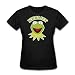 Tongda Women's Kermit The Frog Cartoon T-shirt XXL Black