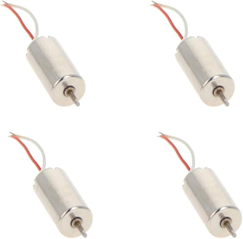 Fielect 4pcs DC 3V Coreless Micro Motor 612 Miniatura Micro Vibración Motor 0.236x0.472 in para Avión Modelo RC Juguetes
