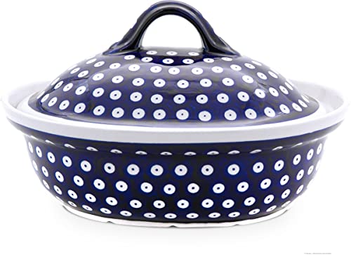 Bunzlauer Keramik - Rostiera in gres porcellanato V= 1,2 litri, decorazione 42