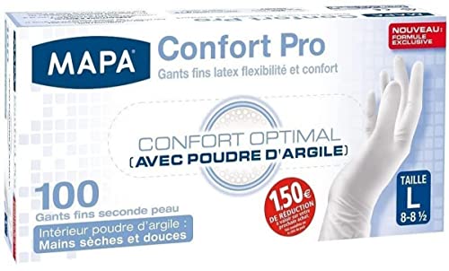 Guantes Mapa Latex Comfort Pro para trabajar con total comodidad gracias a su diseno flexible