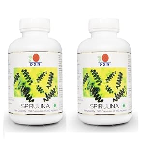 DXN Products Spirulina (360 capsules 300gm each) Pack of 2 – herbal supplement