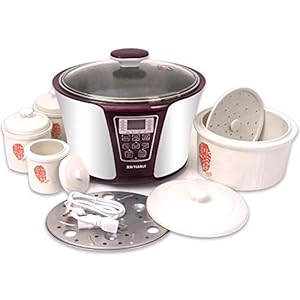 TIANJI Smart 4 Ceramic Pot Electric Stew Pot DGD33-32EG 4-in-1 3.2L+2×0.65L+0.45L