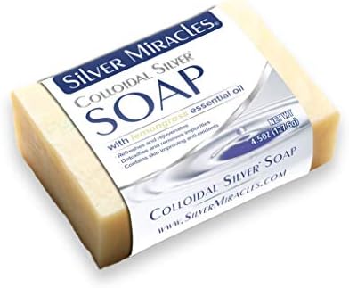 Sillver Miracles Colloidal Silver Soap With Lemon Grass Essential oil