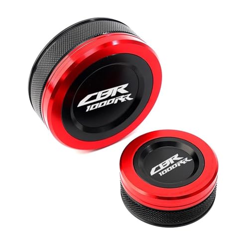 Bouchons de liquide de frein Honda CBR1000RR alu CNC étanche rouge