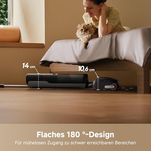 dreame H15 Pro FoamWash Nass- und Trockensauger, gezieltes FoamWash, intell. Dosierung, KI-Roboterarm 2.0, TangleCut 2.0, intell. Bürstenreinigung bei 100 °C, intell. Trocknung