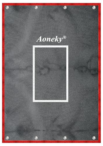 Toile de fond d'entraînement de baseball Aoneky 1,2x1,8m avec zone de frappe