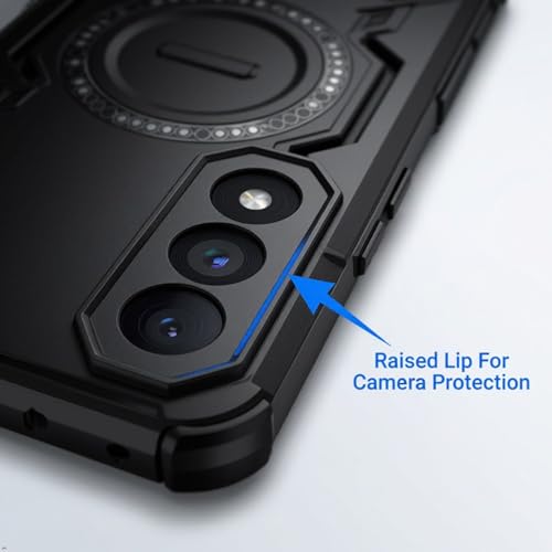 Image of ShieldTech Back Cover Case for OnePlus Nord 5 5G | 360 Protection Mobile Phone Case Mag-Safe | Camera Protection | Back Cover for 1 + OnePlus Nord5 / One Plus Nord 5 5+G - Black TPU+PC
