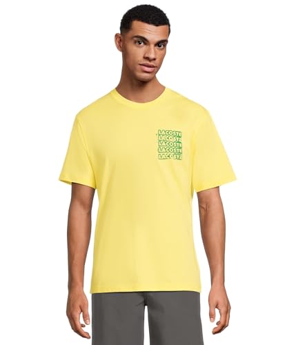 T-Shirt Graphique déformé Lacoste en coton idéal pour vos sorties décontractées