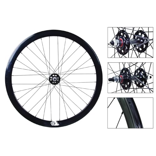 Origin8 700C Fixie Wheelset (ISO Diameter 622), Black NMSW