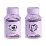 Lemme Chill & Sleep Bundle - Stress Relief Gummies with KSM-66 Ashwagandha & Deep Sleep Gummies with Melatonin and Magnesium to Fall Asleep Faster - Gluten-Free and Non-GMO (Variety Pack of 2)